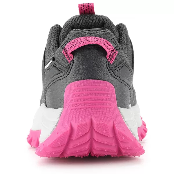  Pantofi de exterior pentru copii ALPINE PRO GERNO GRI ÎNCHIS ADEVĂRAT 