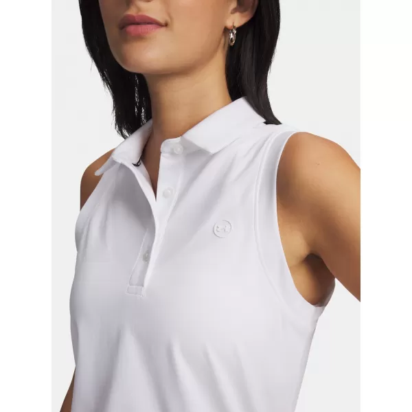  Maieu de damă UNDER ARMOUR UA ARMOURDRY SL POLO 6009804-100 ALB 