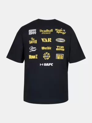 Tricou pentru bărbați UNDER ARMOUR M GFB MULTI COLOR HWT SS 6010362-001 NEGRU