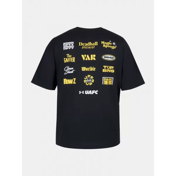  Tricou pentru bărbați UNDER ARMOUR M GFB MULTI COLOR HWT SS 6010362-001 NEGRU 