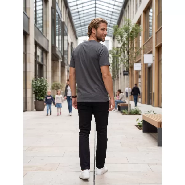  Tricou funcțional pentru bărbați ALPINE PRO GREM 3 VARIANTA DE COMPUTER GRI ÎNCHIS ADEVĂRAT 