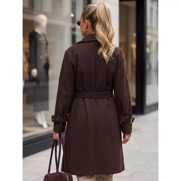  Palton de damă DSTREET NY0794 MARO 