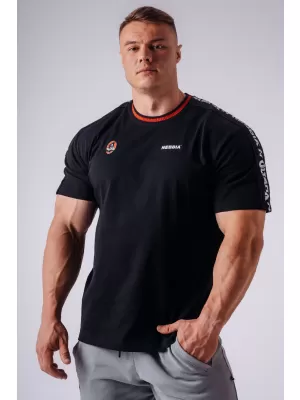 Tricouri pentru bărbați NEBBIA OLYMPIA MUSCLE COVER 942 NEGRU