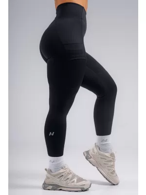 Leggings modelați cu talie înaltă, cu buzunare NEBBIA PRIMAL 851 NEGRU