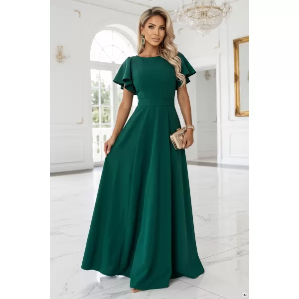  Rochie NUMOCO 694-5 VERDE STICLA 