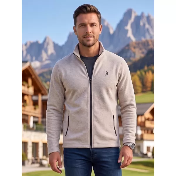  Hanorac pentru bărbați din fleece ALTISPORT ALM002852 EVIDENȚIERI ARGINTII 
