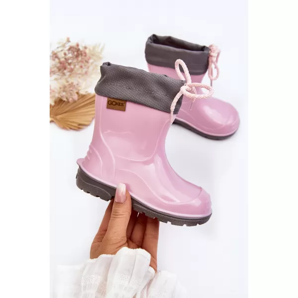 Welles pentru copii BOTO 951 PINK ROZ/GRI 