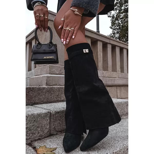  Cizme de dama BOTO 9501A/LA3150/CLS-603 NEGRU 