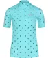 Tricou de ciclism pentru femei NORDBLANC TREES NBSLF8085 ALBASTRU