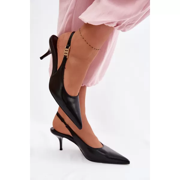  Sandale de dama BOTO TH-17 NEGRU 