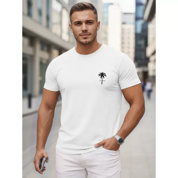  Tricou pentru bărbați DSTREET NX5126R-WH ALB 