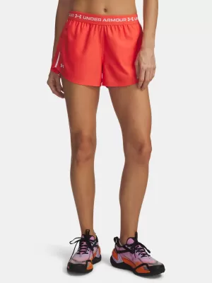 Pantaloni scurți de damă UNDER ARMOUR TECH PLAY UP SHORTS 1389882-690 ROŞU