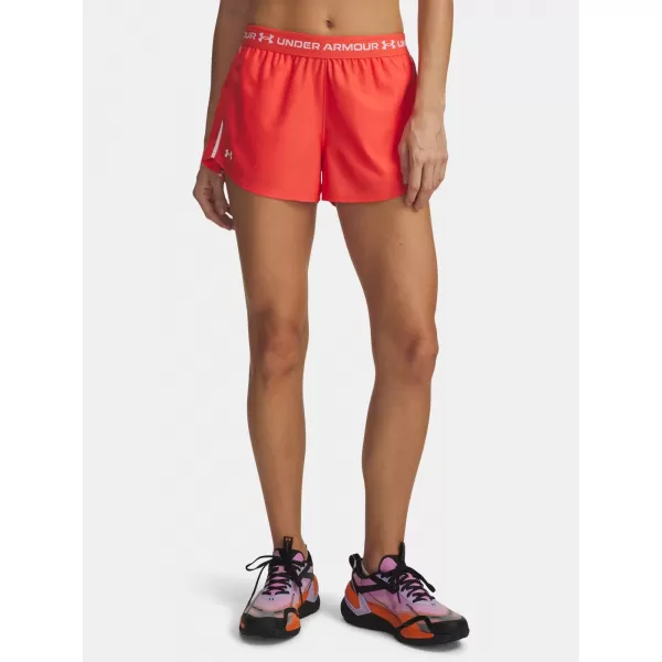  Pantaloni scurți de damă UNDER ARMOUR TECH PLAY UP SHORTS 1389882-690 ROŞU 