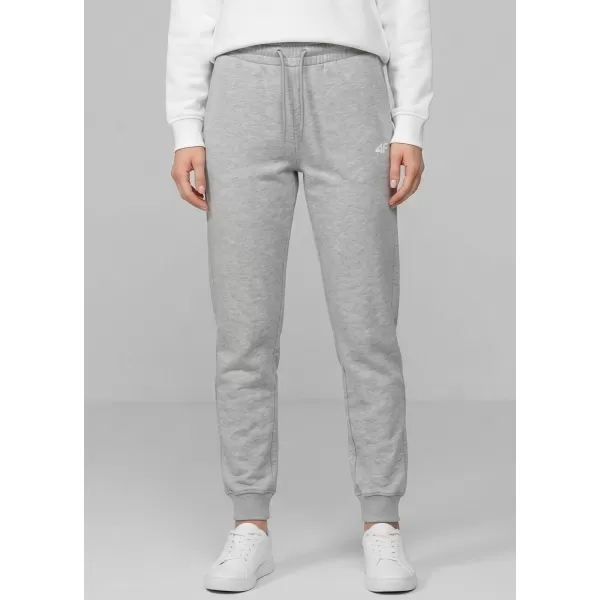  Pantaloni de dama 4F WMM00TTROF1659 MELANGE GRI DESCHIS RECE 