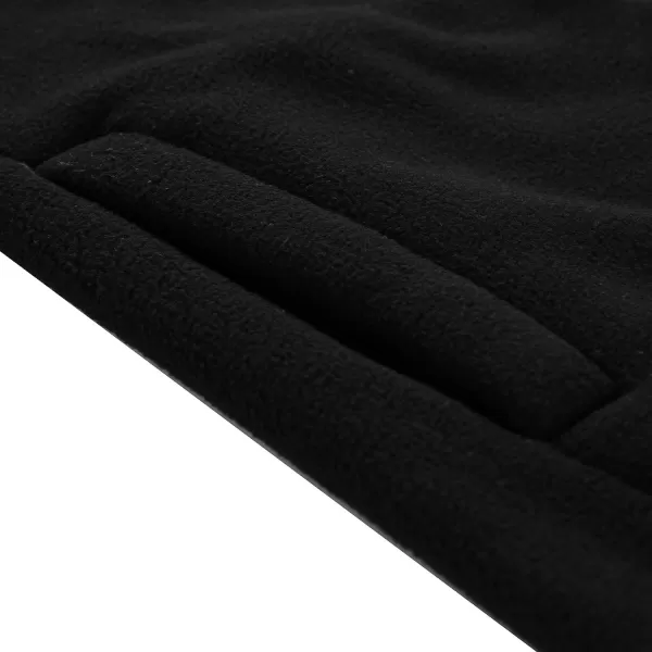  Hanorac fleece pentru copii ALPINE PRO SIUSO 4 NEGRU 