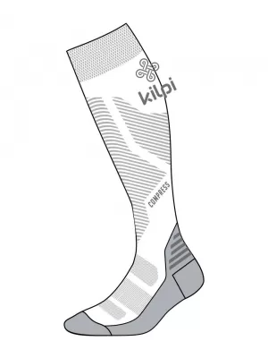 Șosete KILPI COMPRESS-U 1U0875KI ALB