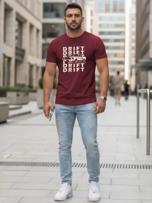 Tricou pentru bărbați DSTREET NX5081R CLARET