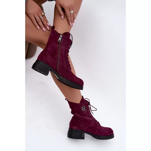  Botine de dama VINCEZA 67044 BURGUNDIA 