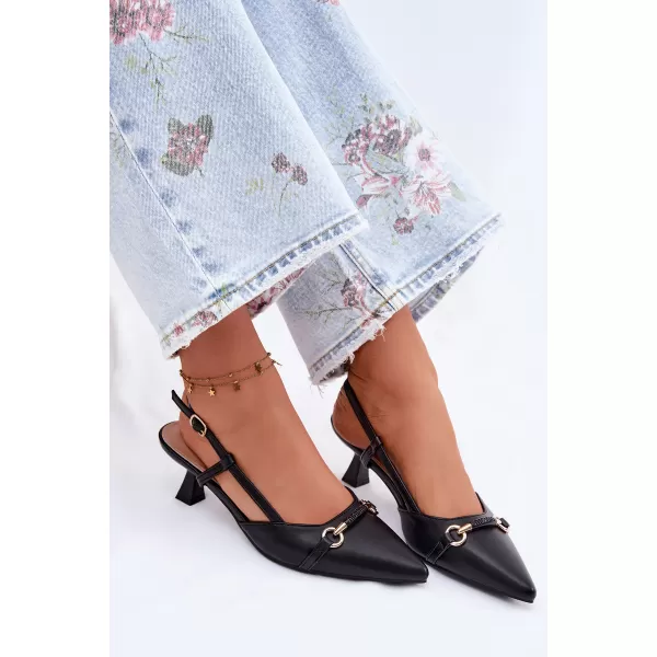  Sandale de dama BOTO H8-563/H8-520A NEGRU 