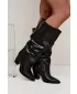 Cizme de dama BOTO 2598A PIELE NEGRA