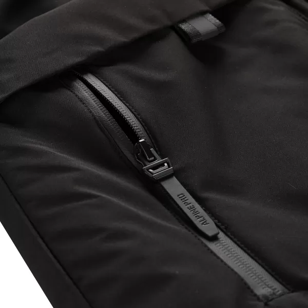  Palton de iarnă de damă ALPINE PRO WUSSA 2 NEGRU 