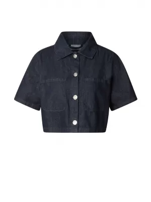Cămașă de damă URBAN CLASSICS TB8372 ALBASTRU CLĂTIT SPĂLAT
