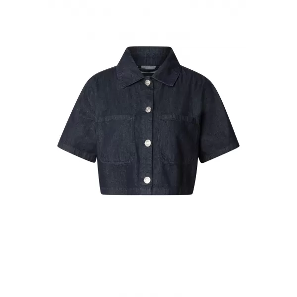  Cămașă de damă URBAN CLASSICS TB8372 ALBASTRU CLĂTIT SPĂLAT 