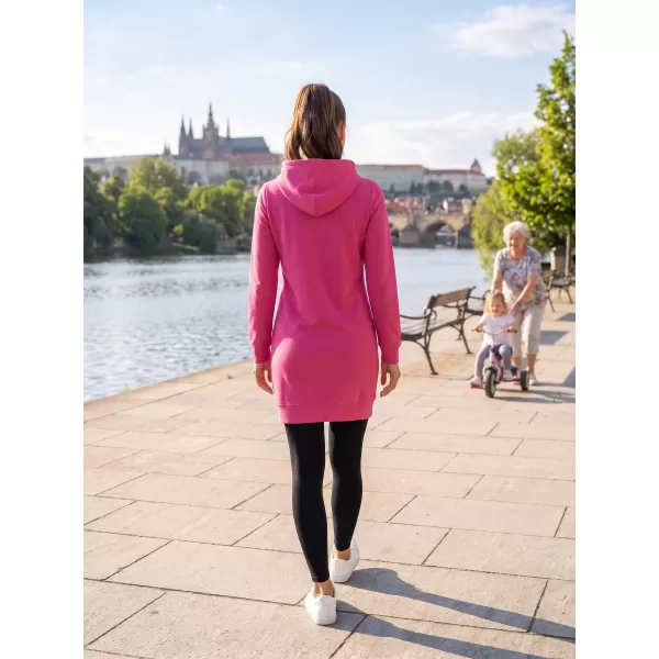  Hanorac prelungit dama ALTISPORT ALW091419 MAGENTA 