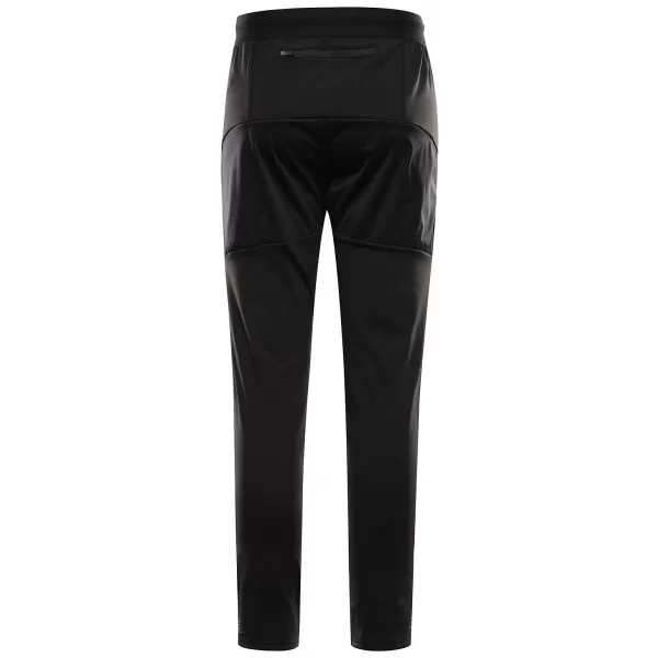  Pantaloni softshell pentru bărbați ALPINE PRO ABAR 2 NEGRU 