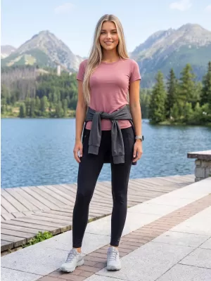 Jambiere sport de damă ALPINE PRO GEMSA NEGRU