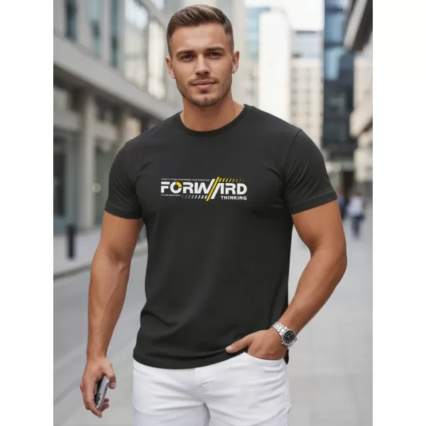  Tricou pentru bărbați DSTREET NX0145R-BK NEGRU 