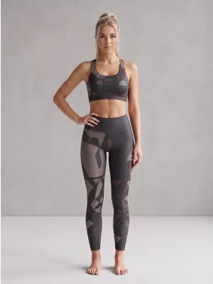 Jambiere lungi premium pentru femei (dimensiuni noi) ALTISPORT VOJ/ALW080LEG05 MARO ÎNCHIS