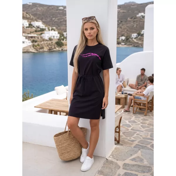  Rochie ALTISPORT ALW001816 ROZ NEGRU 