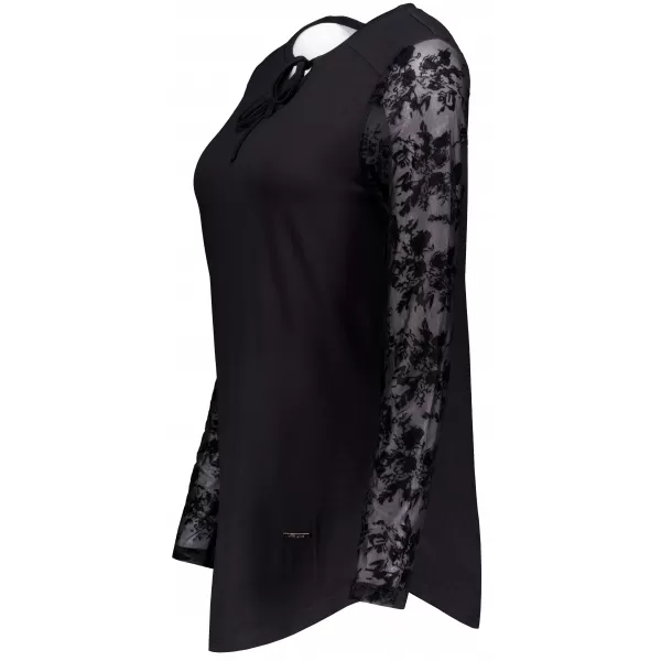  Tricou de damă ALTISPORT IVOREY NEGRU 