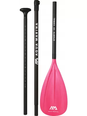 Vâslă AQUA MARINA Sports III Coral ROZ/NEGRU