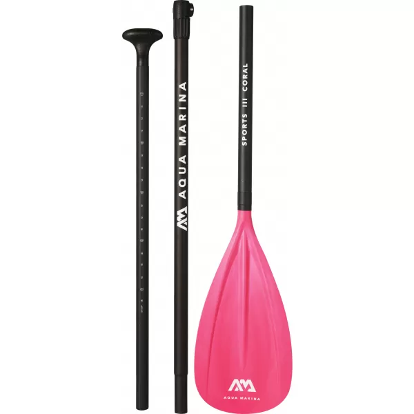  Vâslă AQUA MARINA Sports III Coral ROZ/NEGRU 