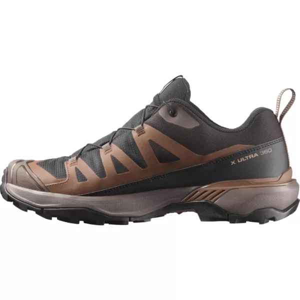  Pantofi pentru bărbați SALOMON X ULTRA 360 GORE-TEX L45473300 NEGRU/GRI PESCĂRUŞ ÎNCHIS/PĂMÂNT ÎNTUNECAT 
