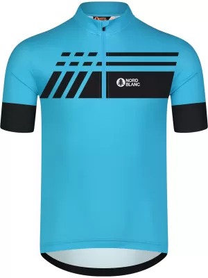 Tricou de ciclism pentru bărbați NORDBLANC STEER NBSMF8080 ALBASTRU