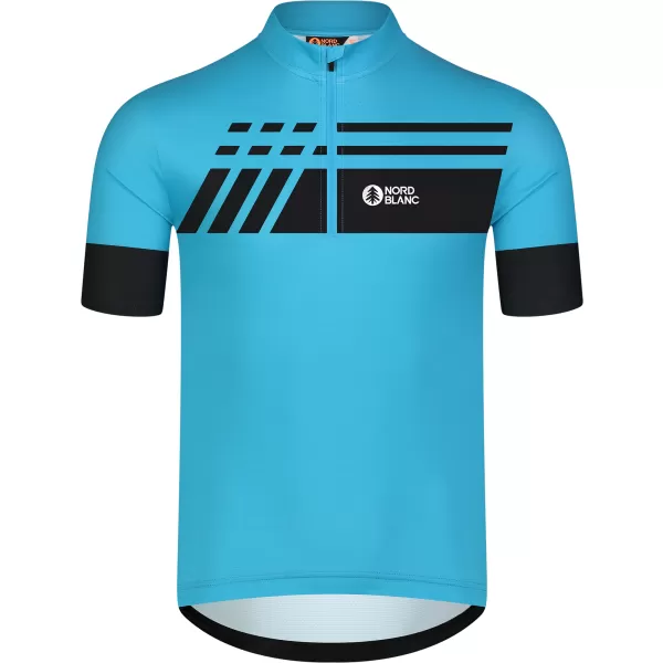 Tricou de ciclism pentru bărbați NORDBLANC STEER NBSMF8080 ALBASTRU 