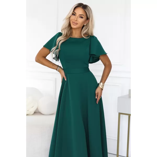  Rochie NUMOCO 694-5 VERDE STICLA 