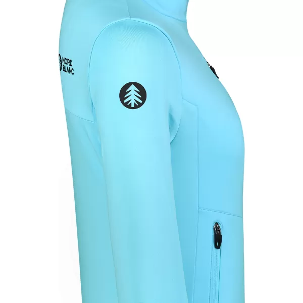  Hanorac pentru femei powerfleece NORDBLANC CRISP NBSFL8338 ALBASTRU DESCHIS 