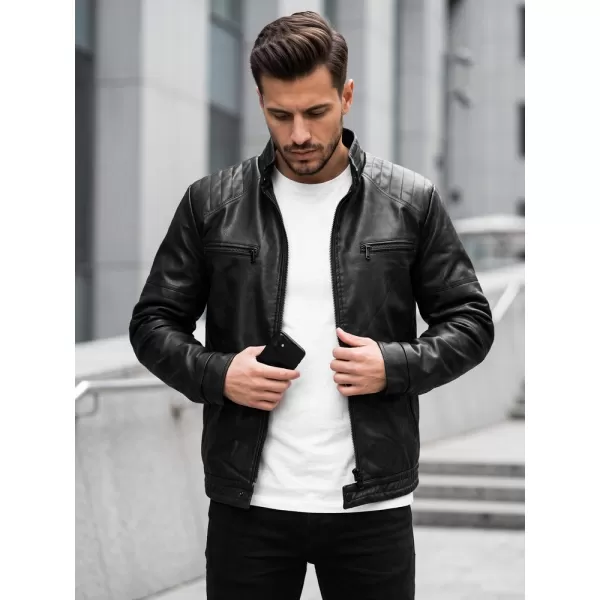  Jachetă pentru bărbați DSTREET TX5145 NEGRU 