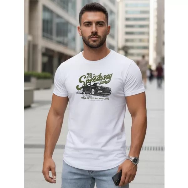  Tricou pentru bărbați DSTREET NX5089R ALB 