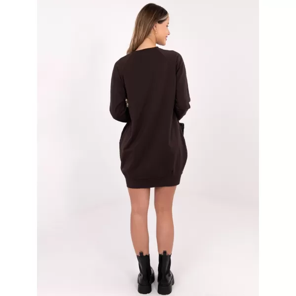  Rochie BASIC FEEL GOOD RV-TU-5184.93P MARO ÎNCHIS 