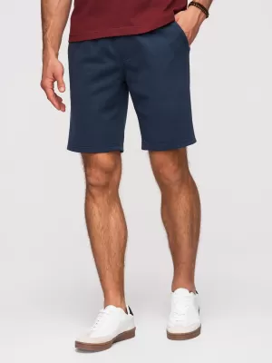 Pantaloni scurți pentru bărbați OMBRE OM-SRSK-0124 ALBASTRU MARIN