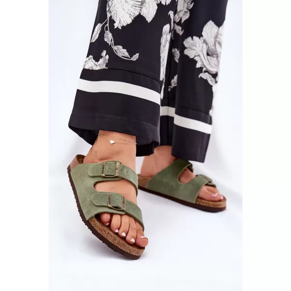  Papuci de damă BIG STAR SHOES RR274A393 VERDE 