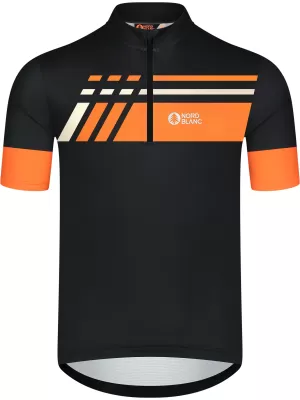 Tricou de ciclism pentru bărbați NORDBLANC STEER NBSMF8080 NEGRU