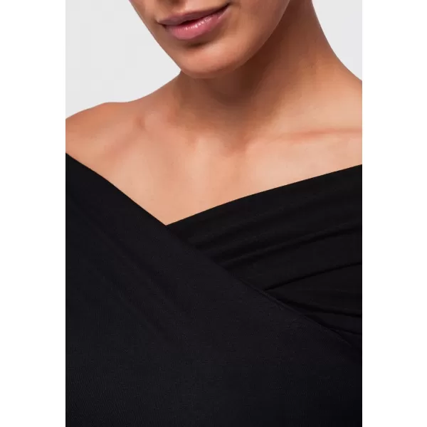  Bluza de dama OMBRE OW-TS-E0088 NEGRU 