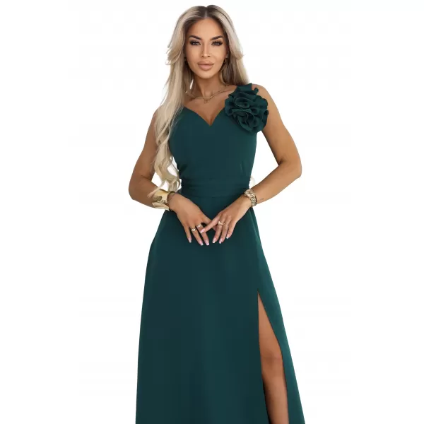  Rochie NUMOCO 669-1 VERDEAȚĂ DE STICLĂ 