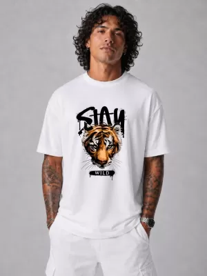 Tricou pentru bărbați DSTREET NX1026R-WH-O ALB